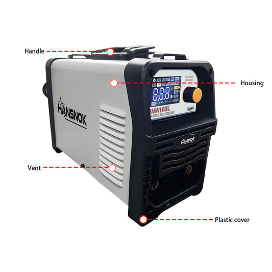 HANSNOKTECH LED ARC MMA Stick Welder 160A Portable Arc Welding Machine