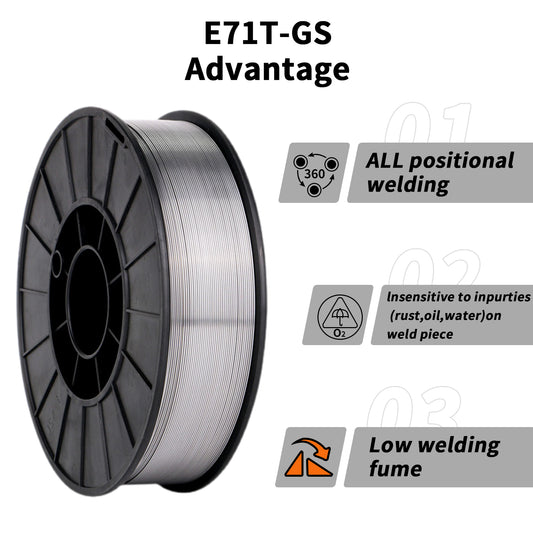 Flux Core Gasless Mig Mild Steel Welding Wire(0.8mm 5lbs)