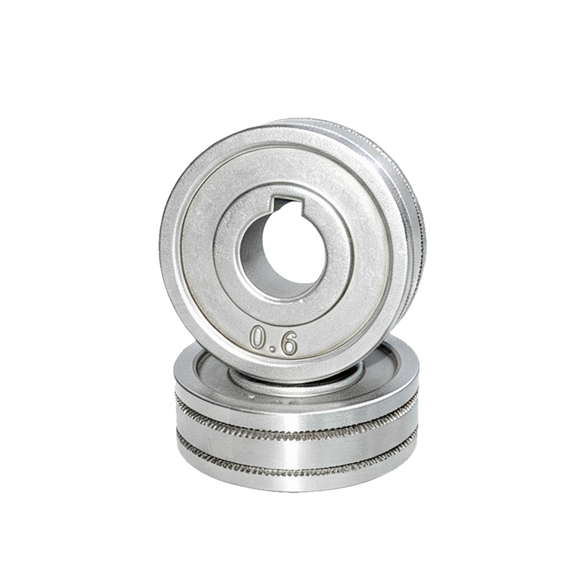 2 Pcs Mig Welding Feed Roller Wire Drive Wheel 0.6-0.8mm & 0.8-1.0mm, Knurled K Groove for Steel & Aluminum Flux Core Wire, MIG Welder Accessory