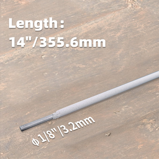 Aluminum E4043 Stick Electrode Rods 1/8", Aluminum Welding Rods 1/8" x 14" for Aluminum Repair, DIY, Professional Welding (0.33LBS)(10 PCS Rods)