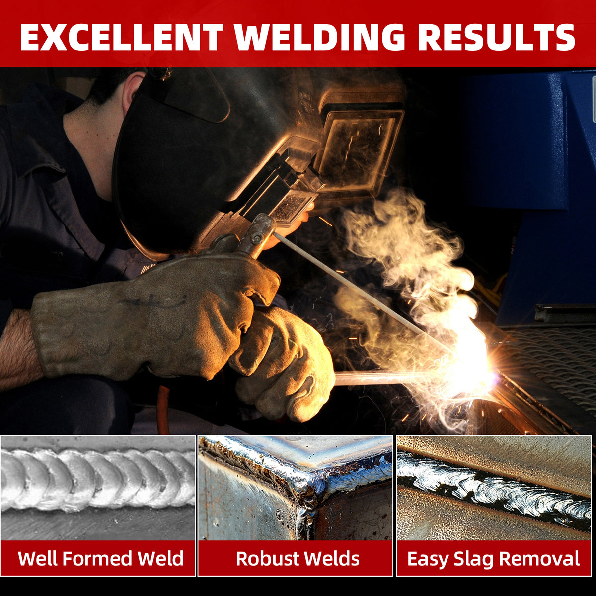 Aluminum E4043 Stick Electrode Rods 1/8", Aluminum Welding Rods 1/8" x 14" for Aluminum Repair, DIY, Professional Welding (0.33LBS)(10 PCS Rods)