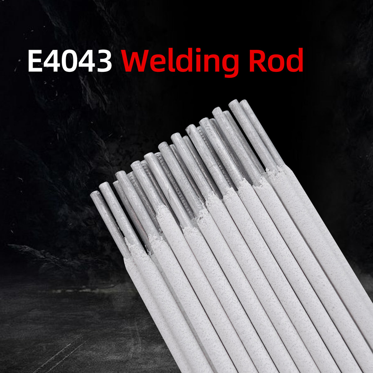 Aluminum E4043 Stick Electrode Rods 1/8", Aluminum Welding Rods 1/8" x 14" for Aluminum Repair, DIY, Professional Welding (0.33LBS)(10 PCS Rods)