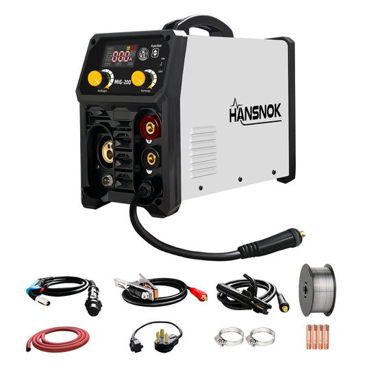200A 4-in-1 MIG Welder 110V/220V Dual Voltage multiprocess welder
