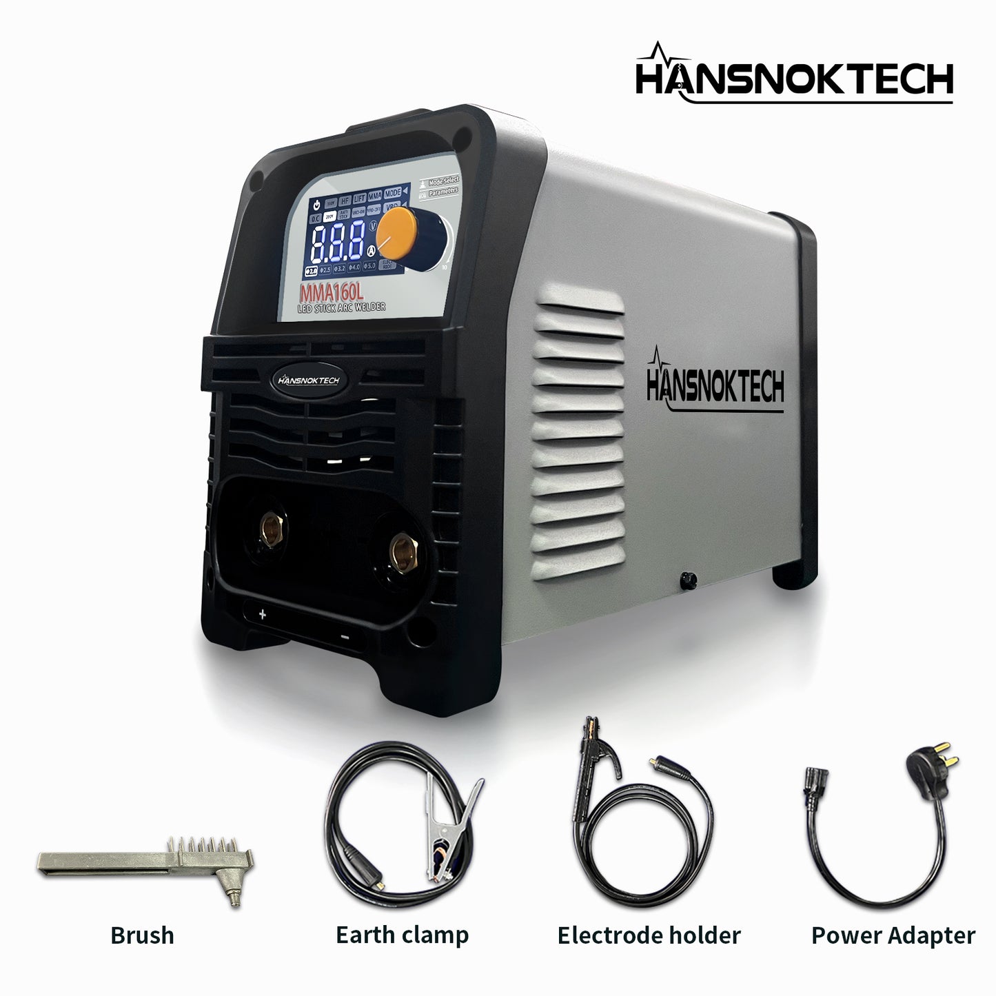HANSNOKTECH LED ARC MMA Stick Welder 160A Portable Arc Welding Machine