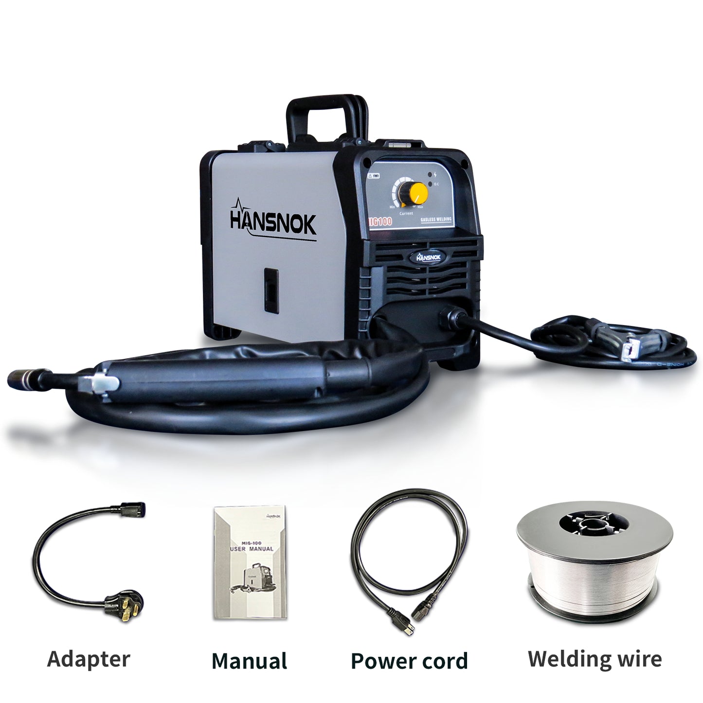 MIG100 (110v+220v) 120a gas brash welder