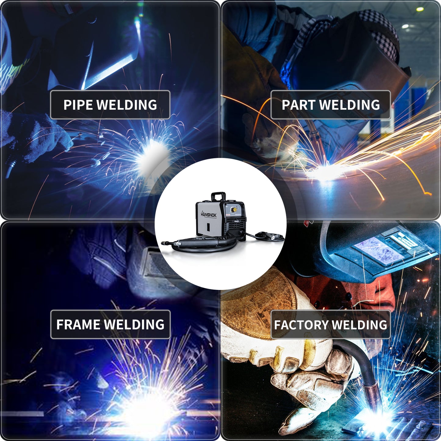 MIG100 (110v+220v) 120a gas brash welder