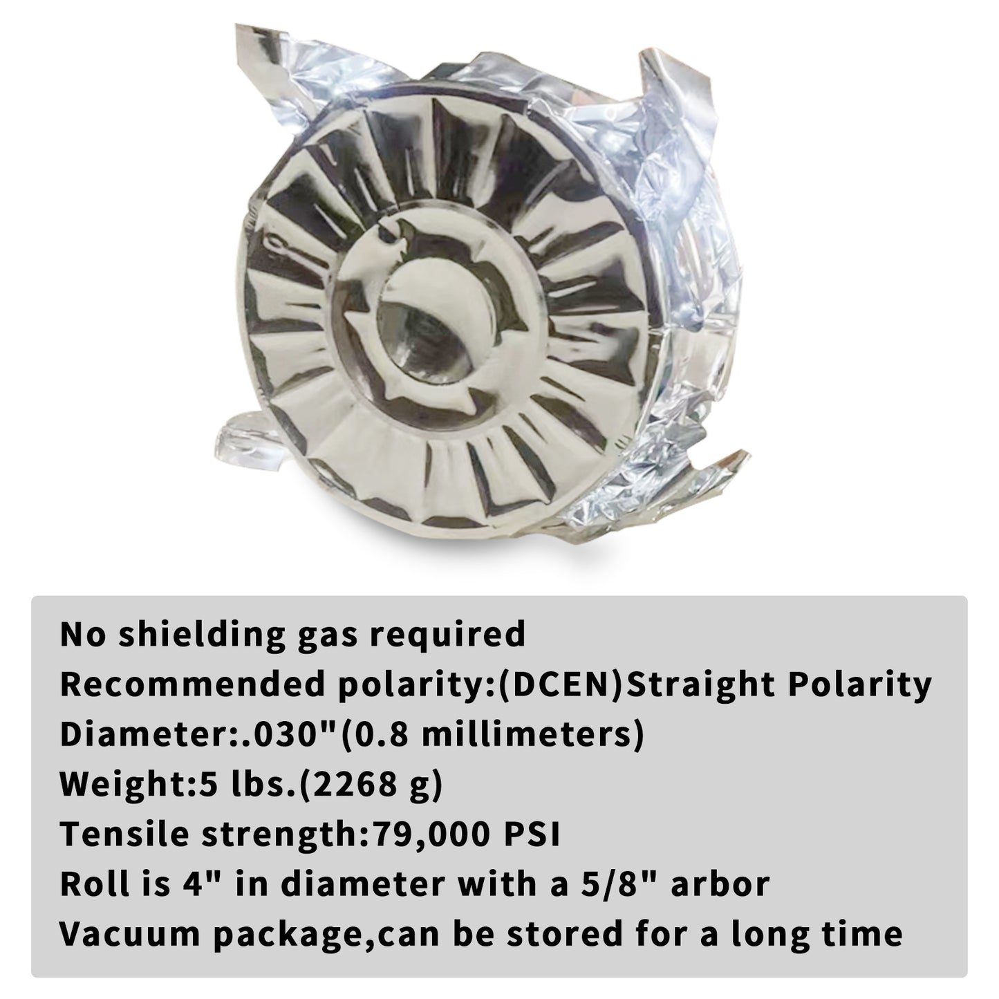 Flux Core Gasless Mig Mild Steel Welding Wire(0.8mm 5lbs)