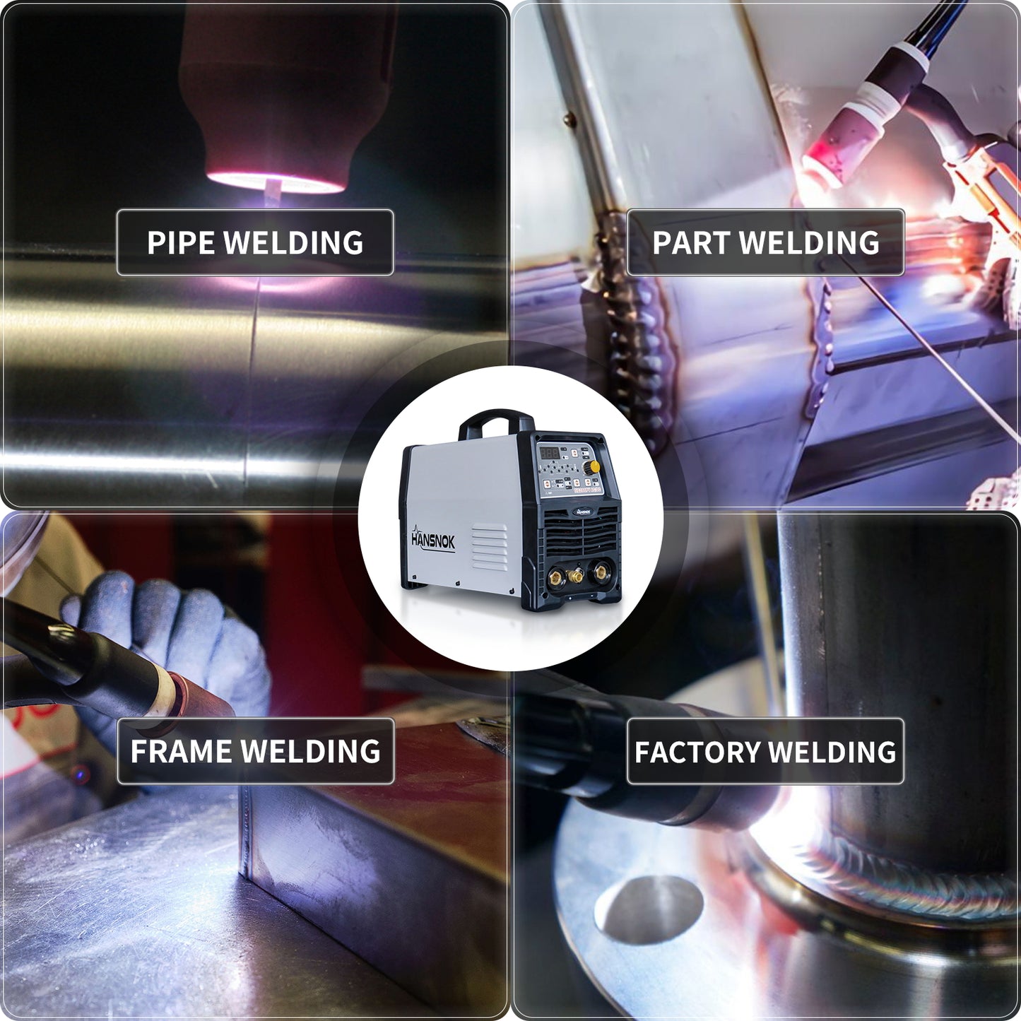 TIG-200GD AC/DC 200a (Dual Voltage) Argon Arc Welding Machine